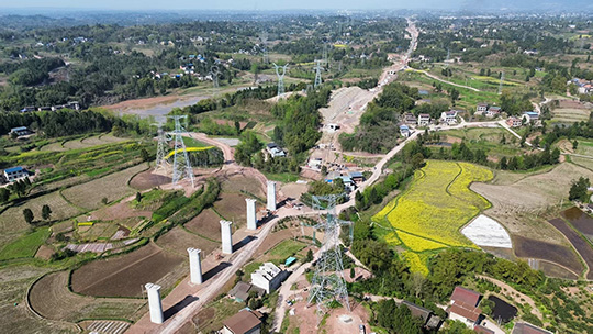 西渝高鐵（廣安段）超高壓線路遷改攻堅(jiān)戰(zhàn)圓滿收官